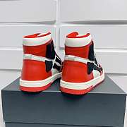 Amiri Skel Top High Top Red Sneakers - 4