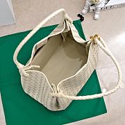 Bottega Veneta White Bag BV124 Size 30x26x20CM - 4