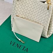 Bottega Veneta White Bag BV124 Size 30x26x20CM - 3