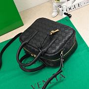 Bottega Veneta Black Bag BV165 Size 23.5x17.9x9CM - 6