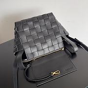 Bottega Veneta Cassette Bowling Black Bag Size 22x16x13CM - 4