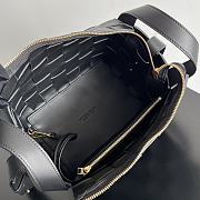 Bottega Veneta Cassette Bowling Black Bag Size 22x16x13CM - 2