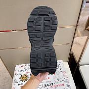 Dolce Gabbana Mixed-Materials Space Sneakers Black Silver - 6