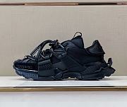 Dolce Gabbana Mixed-Materials Space Sneakers Black - 1