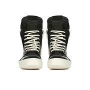 Rick Owens Geobasket High Top Black And Milk - 6