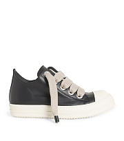 Rick Owens Jumbo Lace Padded Low Black Milk Patent Leather - 3