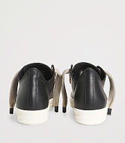 Rick Owens Jumbo Lace Padded Low Black Milk Patent Leather - 5