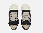Rick Owens Jumbo Lace Recycled Puffer Low Canvas Black Milk - 3