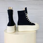 Rick Owens Mega Bumper Sneakers Canvas Black - 5
