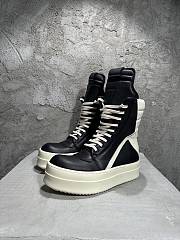 Rick Owens Bumper Geobasket High-top Patent Black - 2