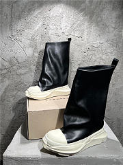 Rick Owens DRKSHDW Black Fogachine Sneak Boots - 4