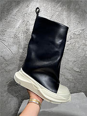 Rick Owens DRKSHDW Black Fogachine Sneak Boots - 3