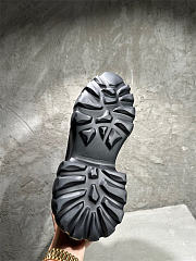 Rick Owens Mega Tractor Leather ankle Boots Black - 6