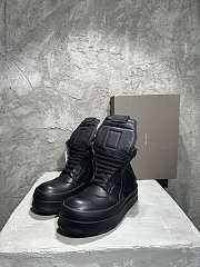 Rick Owens Mega Bumper Geobasket High Patent Black - 3