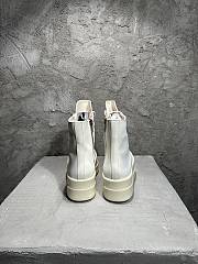 Rick Owens Mega Bumper High-top Patent White - 5