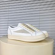 Rick Owens Panelled Leather Sneakers White - 2