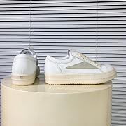 Rick Owens Panelled Leather Sneakers White - 3
