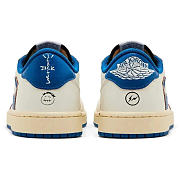 Air Jordan 1 Retro Low OG SP Fragment x Travis Scott Sail Military Blue DM7866-104 - 4