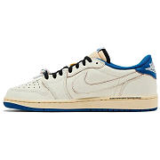 Air Jordan 1 Retro Low OG SP Fragment x Travis Scott Sail Military Blue DM7866-104 - 2