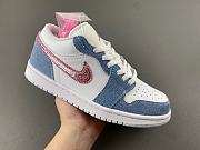 Air Jordan 1 Low SE Denim Sequin HQ2001-400 - 5
