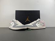 Air Jordan 1 Low Soft Pearl Gem Studded Swoosh IH7319-001 - 3