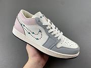 Air Jordan 1 Low Soft Pearl Gem Studded Swoosh IH7319-001 - 5
