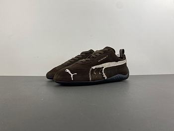 Balenciaga x Puma Speedcat Suede Distressed Brown White 847146-WSDSD-2910