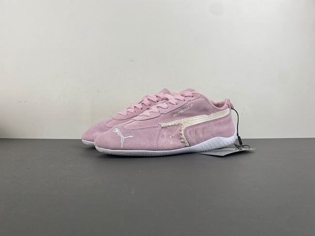 Balenciaga x Puma Speedcat Suede Distressed Pink White 847146 WSDSD 5090 - 1