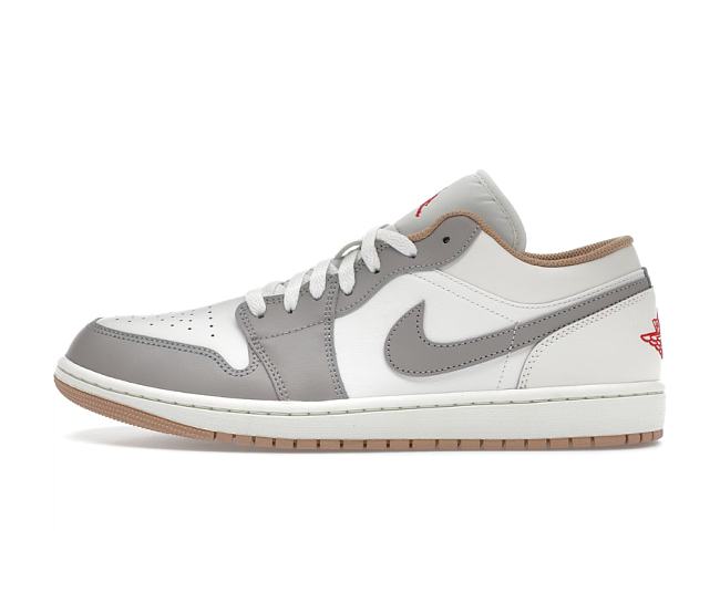 Air Jordan 1 Low Sail College Grey Rattan 553558-169 - 1