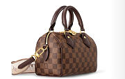 LV Speedy Bandoulière 20 Bag Damier Ebene Size 20.5x13.5x12cm - 4