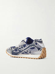 Bottega Veneta Orbit Sneakers Navy Blue Silver - 4