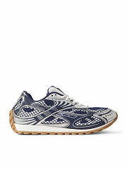 Bottega Veneta Orbit Sneakers Navy Blue Silver - 5