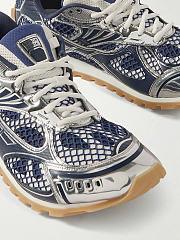 Bottega Veneta Orbit Sneakers Navy Blue Silver - 6