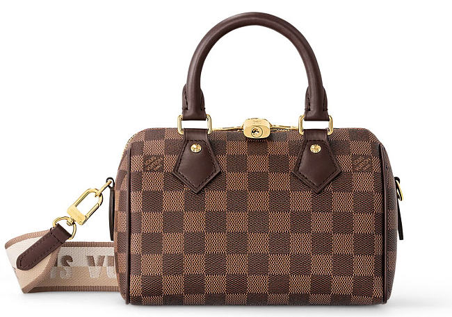 LV Speedy Bandoulière 20 Bag Damier Ebene Size 20.5x13.5x12cm - 1