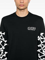 AMIRI BONES STACKED LONG SLEEVE TEE BLACK - 2