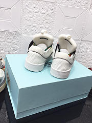 Lanvin Curb Lace-up Sneakers Grey White - 2