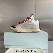 Lanvin Curb Lace-up Sneakers White - 6