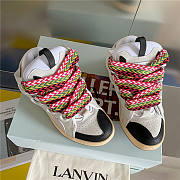 Lanvin Curb Lace-up Sneakers White - 4
