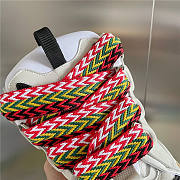 Lanvin Curb Lace-up Sneakers White - 3