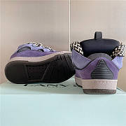 Lanvin Curb Lace-up Sneakers Purple - 5