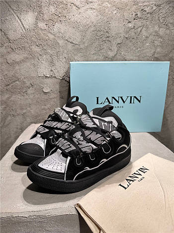 Lanvin Curb Sneaker Black Gray