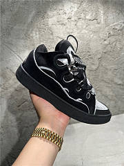 Lanvin Curb Sneaker Black Gray - 5