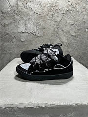 Lanvin Curb Sneaker Black Gray - 3