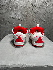 Lanvin Curb Sneaker White Red - 6