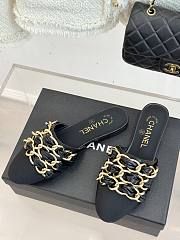 Chanel Slide with Chain Strap CC2140-01 - 5