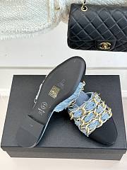 Chanel Slide with Chain Strap CC2140-02 - 6