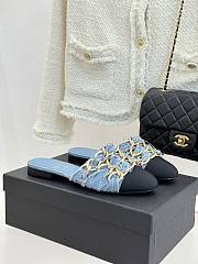 Chanel Slide with Chain Strap CC2140-02 - 4