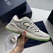 Dior B30 Sneaker Low Top Green White - 5