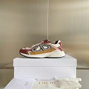Dior B30 Sneaker Red and Pink Technical Fabric - 1