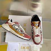 Dior B30 Sneaker Red and Pink Technical Fabric - 4